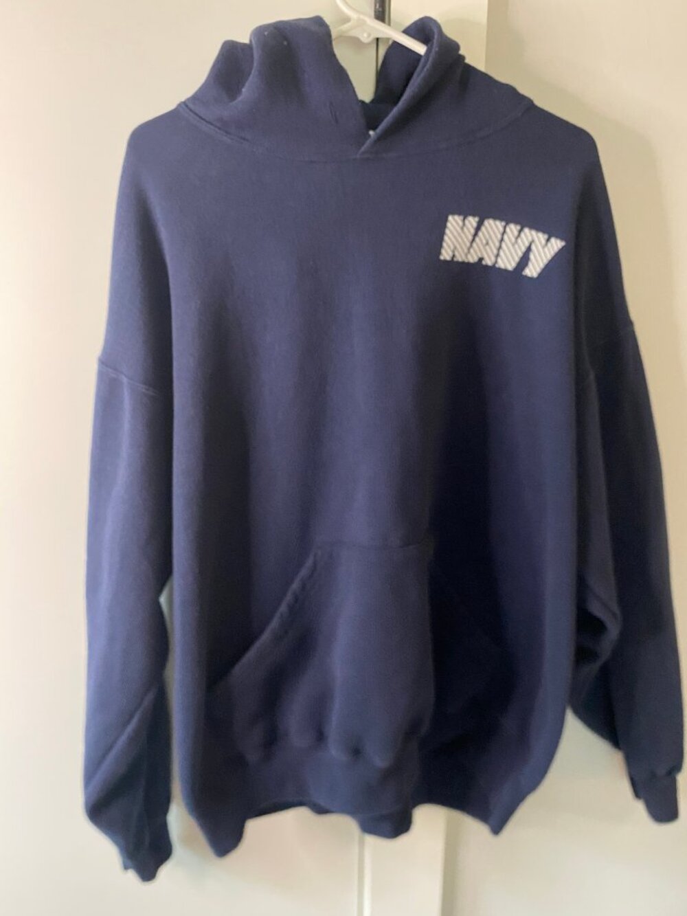 Soffe Authentic US Navy Originals Hoodie XL Navy Blue Pullover